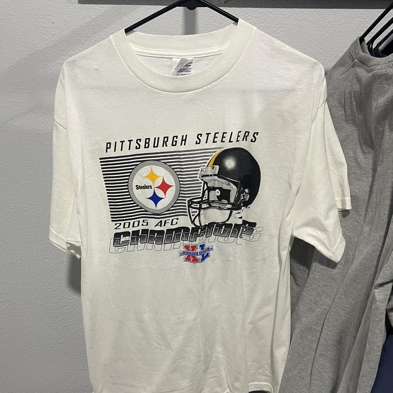 Steelers vintage 2005 afc championship tee Open to - Depop