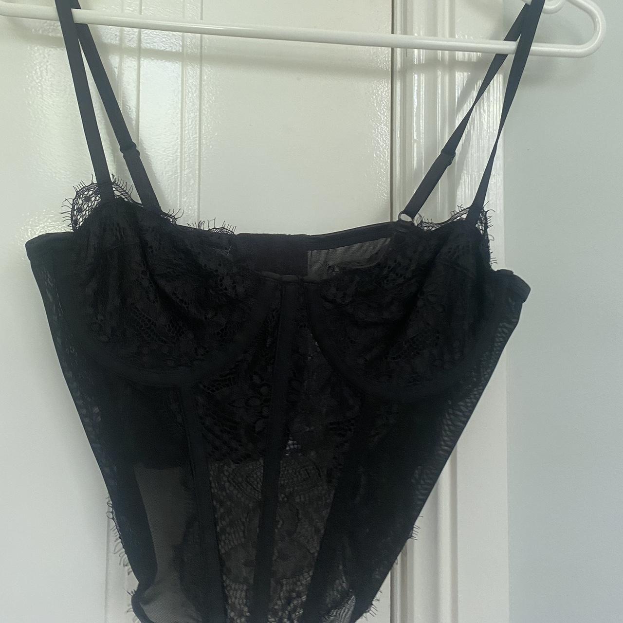 Glassons Lace Corset / Bustier BLACK (also selling... Depop