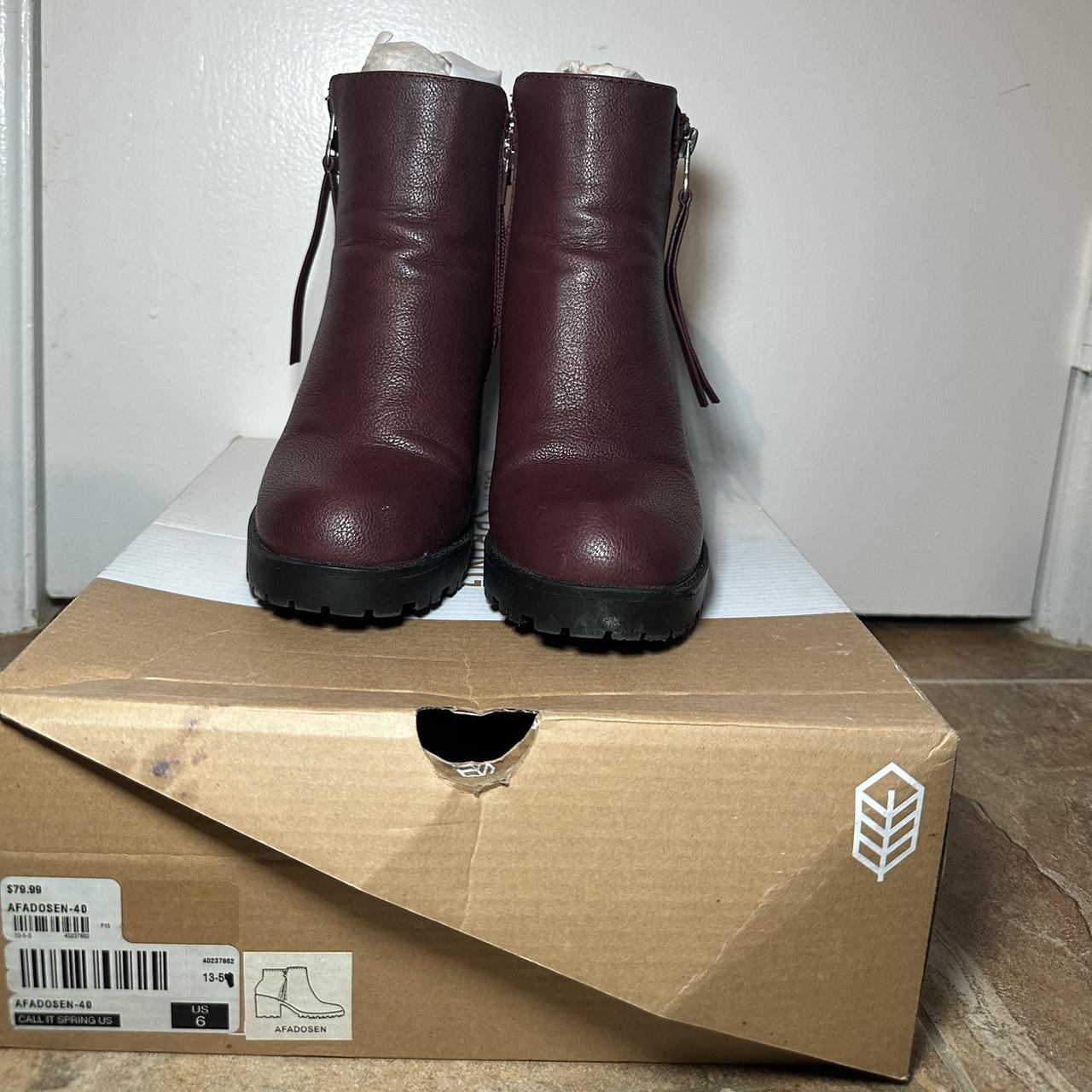 Call it Spring Women's Burgundy and Red Boots