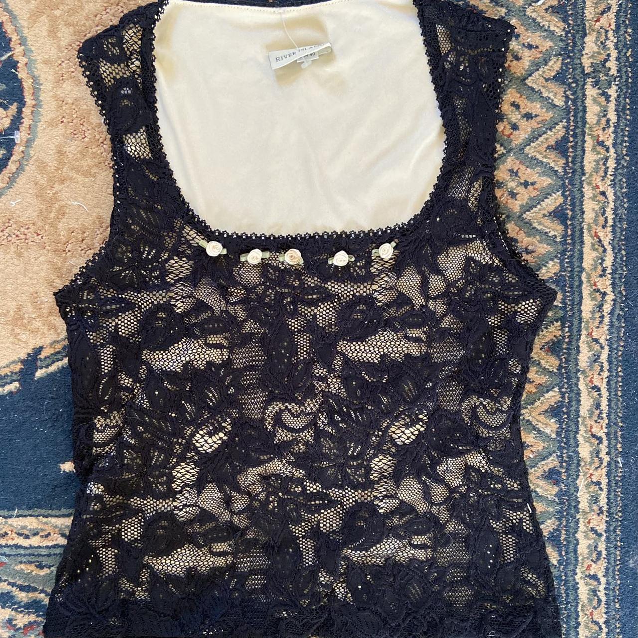 Absolutely beautiful true vintage river island, lace... - Depop