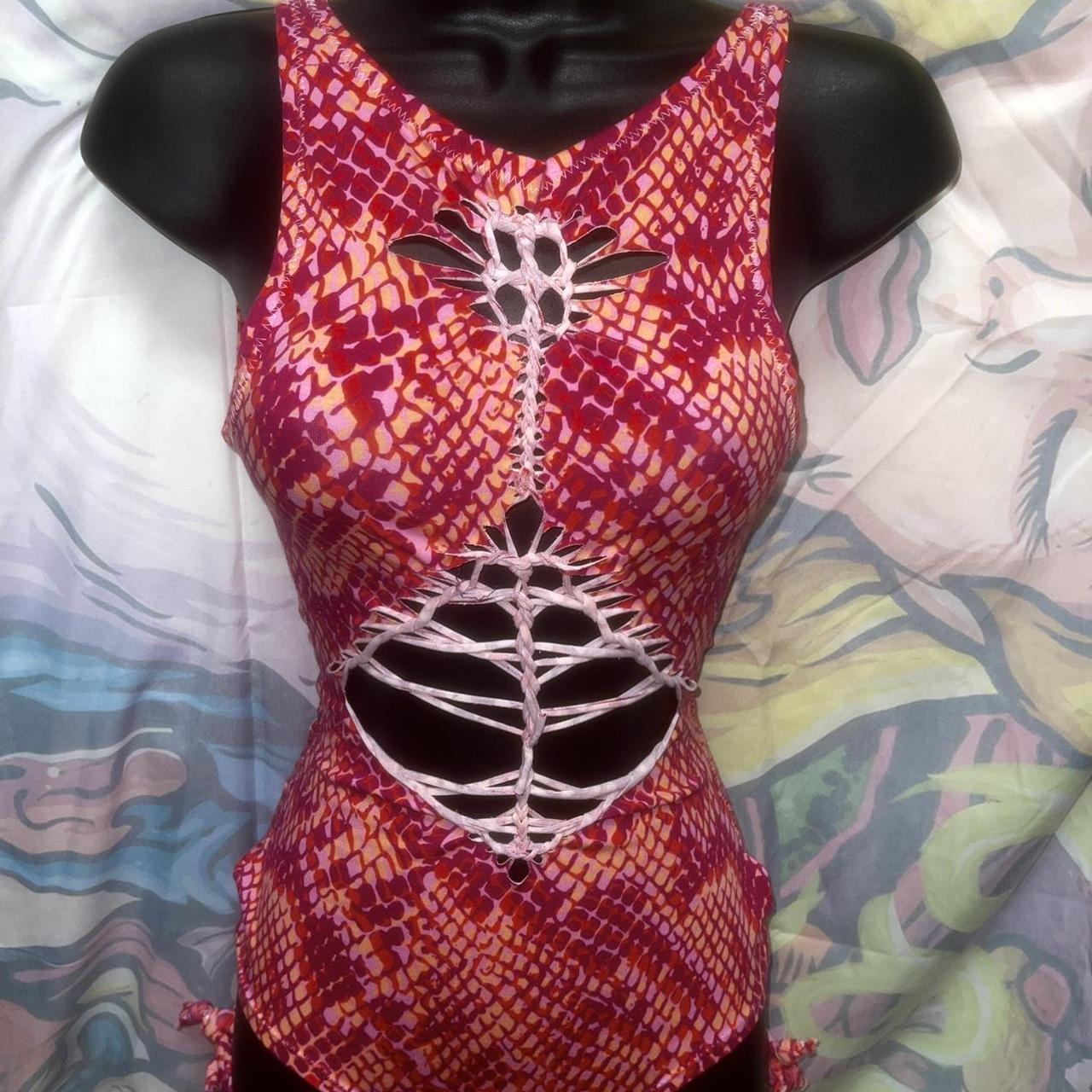 Ooak Handmade And Slut Weaved Set Made From Upcycled Depop