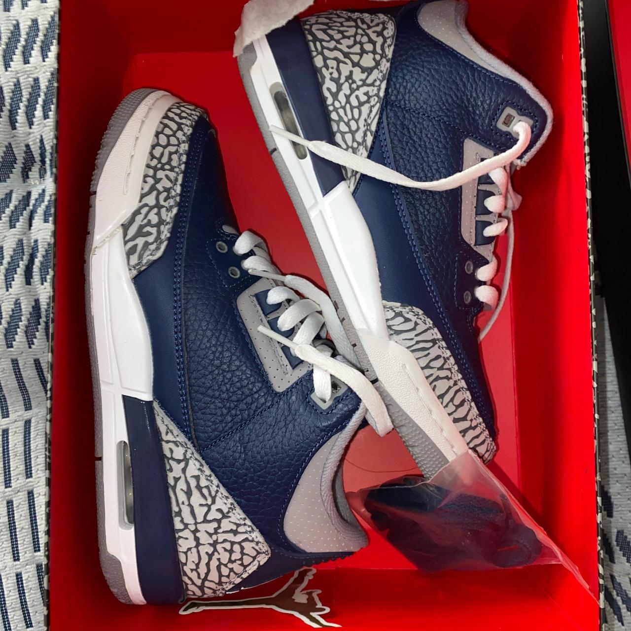 Air Jordan retro GS Georgetown Worn a Depop