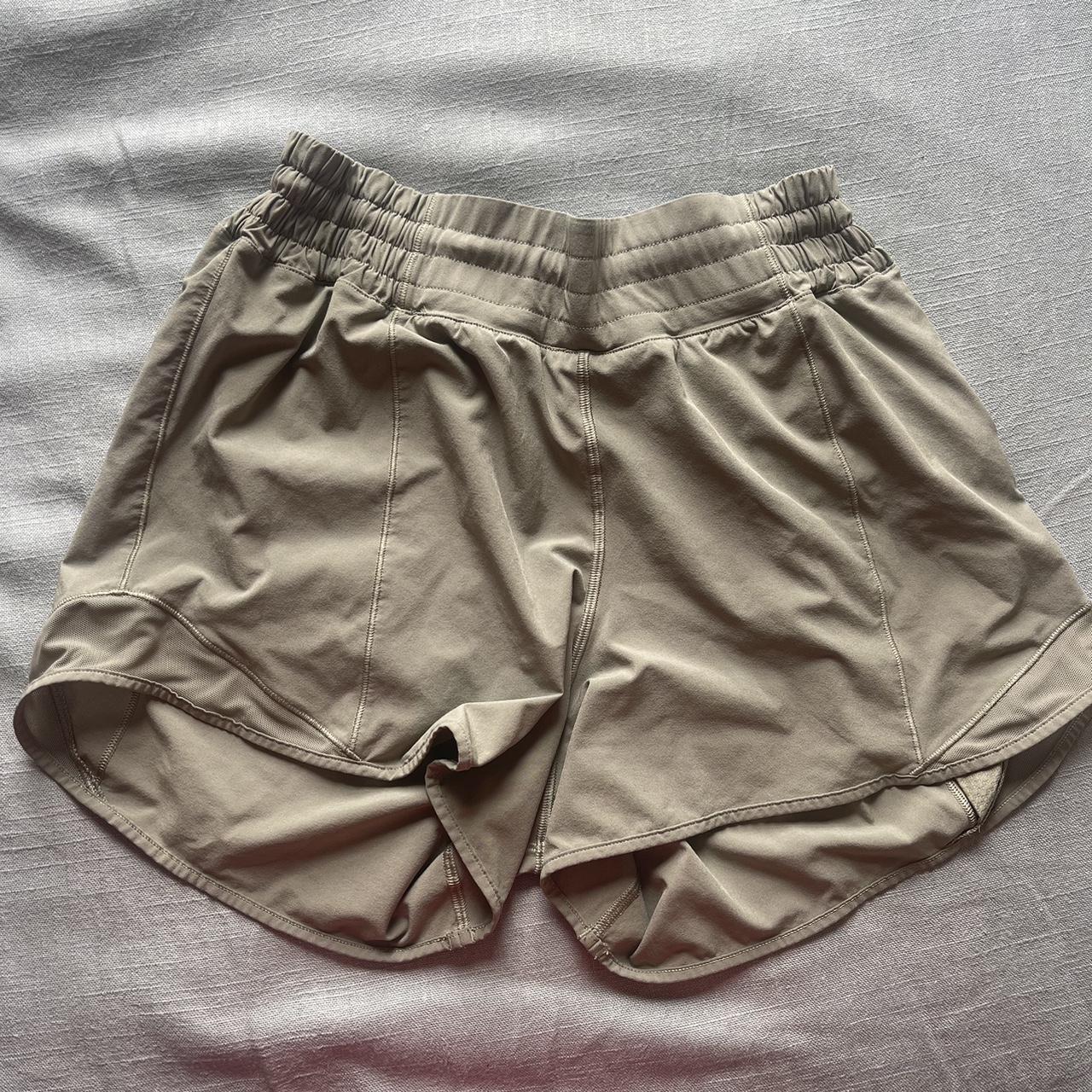 Lululemon 4” Hotty Hot Shorts, size 6. Liner is cut... - Depop