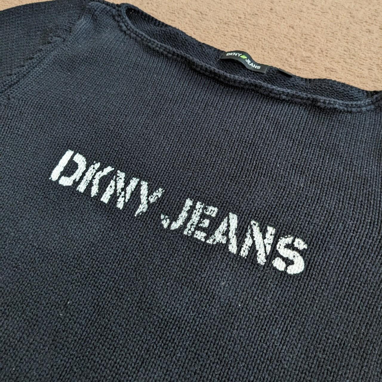 Vintage Black DKNY Jumper Product info: 📝 Black... - Depop