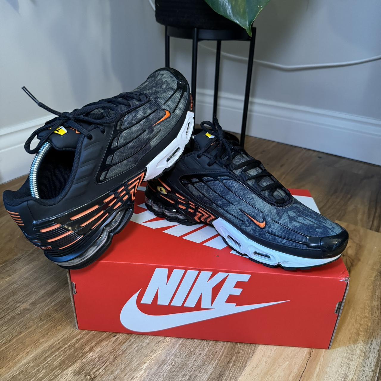 Nike TN air max plus 3 green orange black Product. Depop