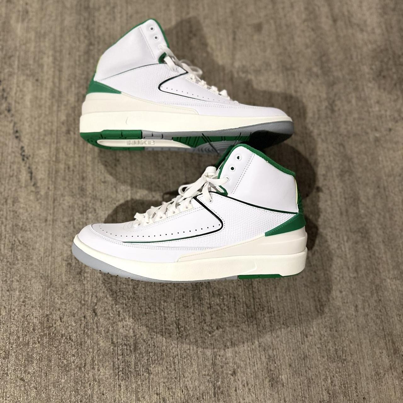 Jordan 2 lucky green👌 I think this shoe is mad... - Depop