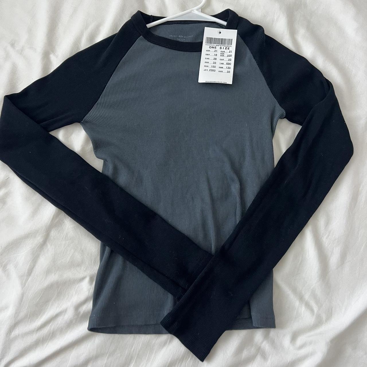 brandy melville bella long sleeve baseball long... Depop