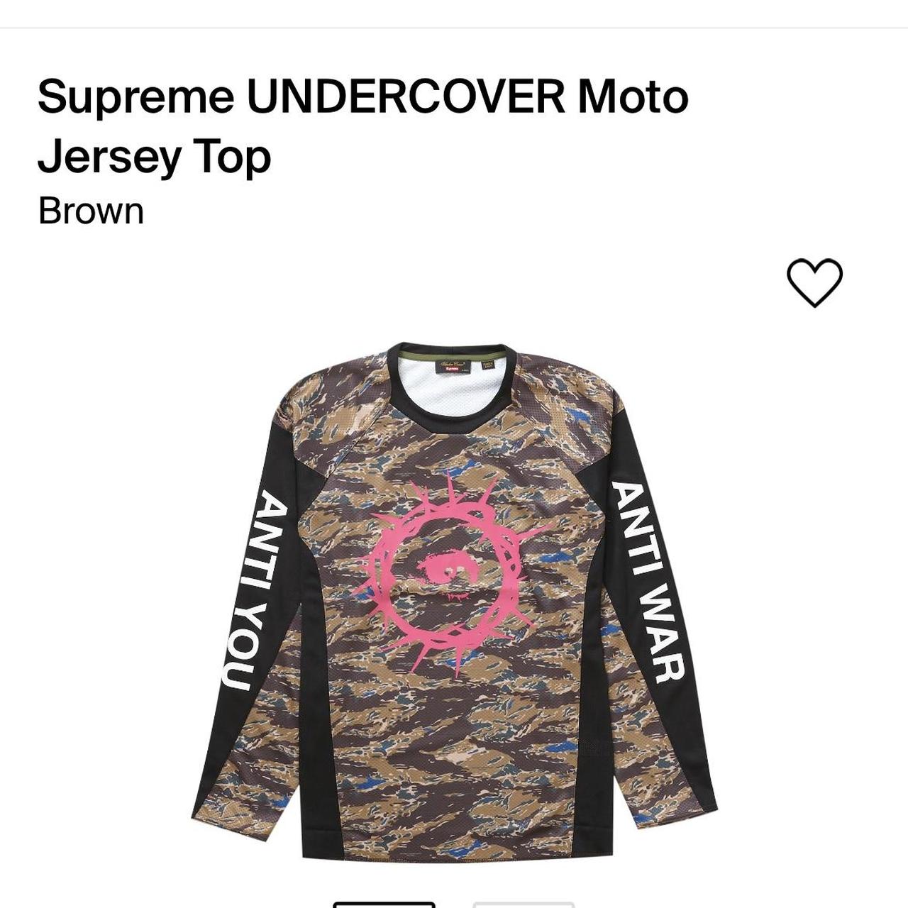 Supreme UNDERCOVER Moto Jersey Top , Size Large