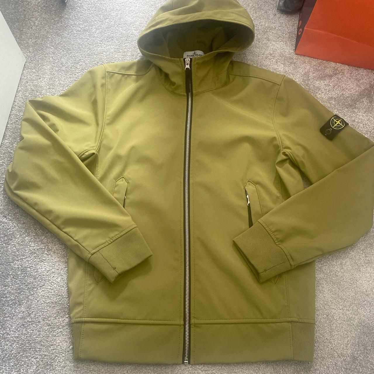 Stone Island jacket Age 14 size on label shown in... Depop