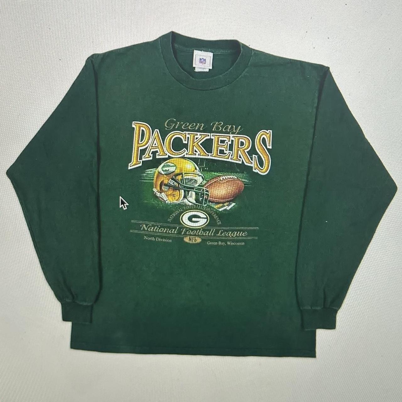 Green Bay Packers Long Sleeve Shirt Vintage 