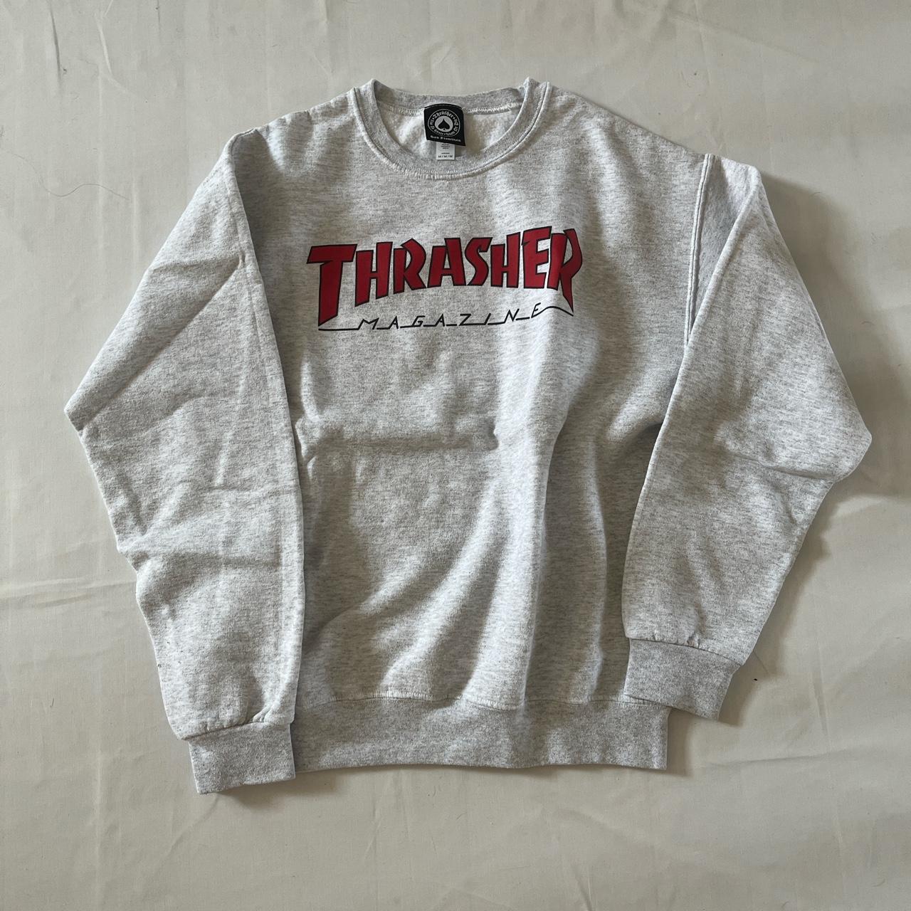 Thrasher crewneck size medium great condition Depop