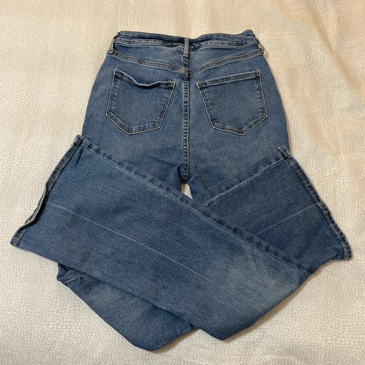 old navy jeans - size 4 flare cut, high... - Depop