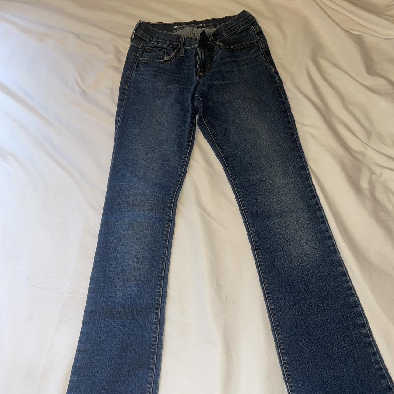 Old navy low rise bootcut jeans size 00 or 24