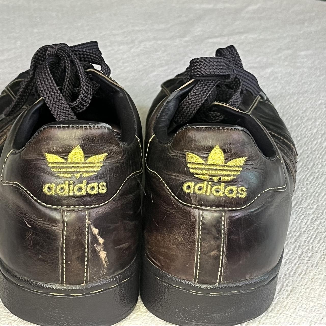 Vintage 2002 rare brown Adidas Superstar FTR ... - Depop