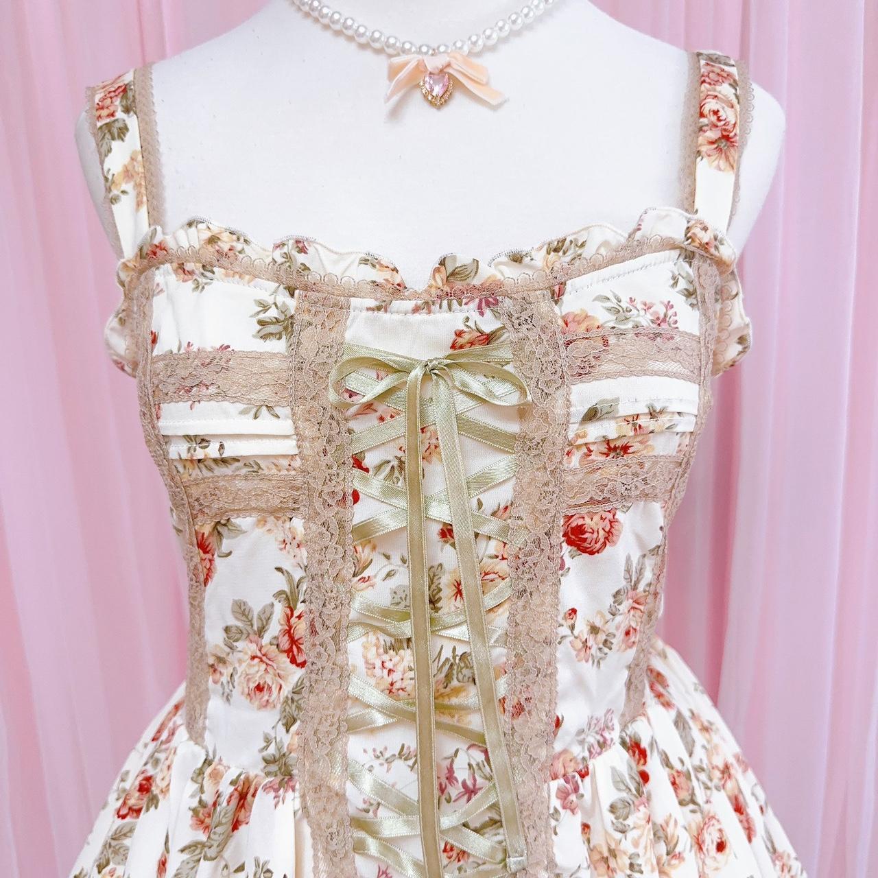 🍒Japan brand Axes femme small roses cami dress🍒 Depop