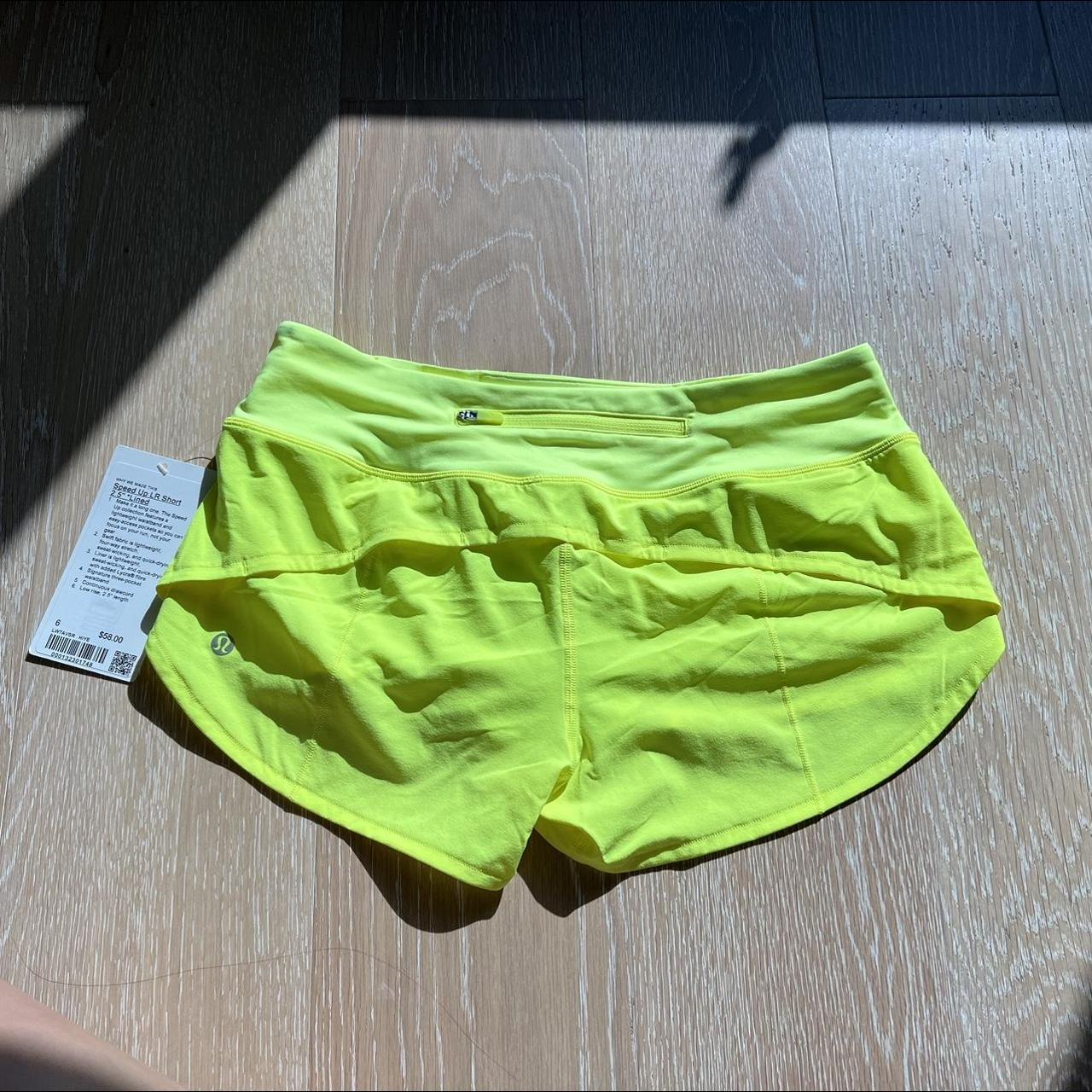 🍋 Lululemon 🍋 Hotty Hot LR Shorts 2.5” Highlight Yellow Size 10  Preppy  clothing brands, White running shorts, Lululemon hotty hot shorts