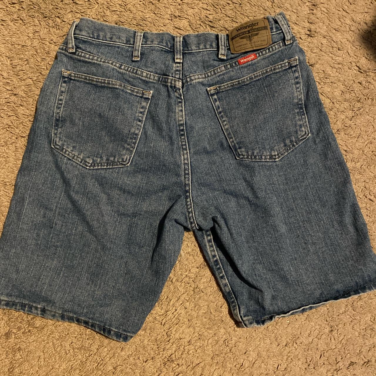 Wrangler Jorts Thrifted But No Stains Or Rips Depop