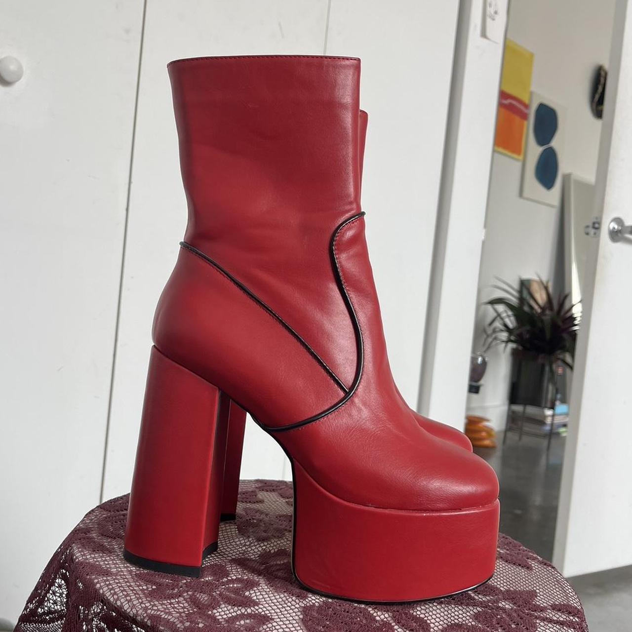 lamoda red heels
