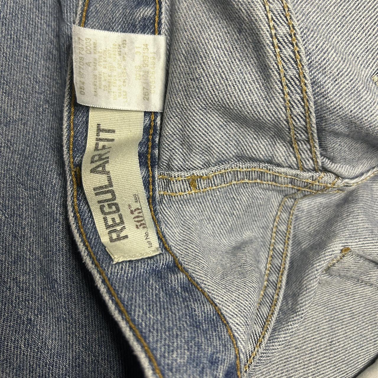 Levi's Men's Blue and White Jeans (4)
