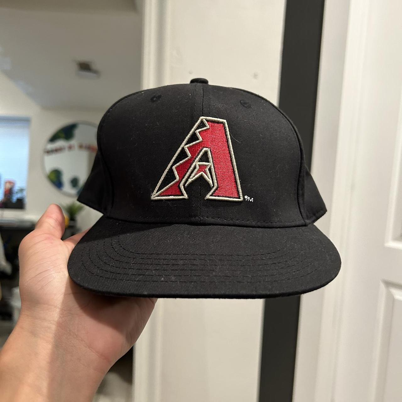 Vintage Arizona Diamondbacks hat ⚾️ Black, teal, and - Depop