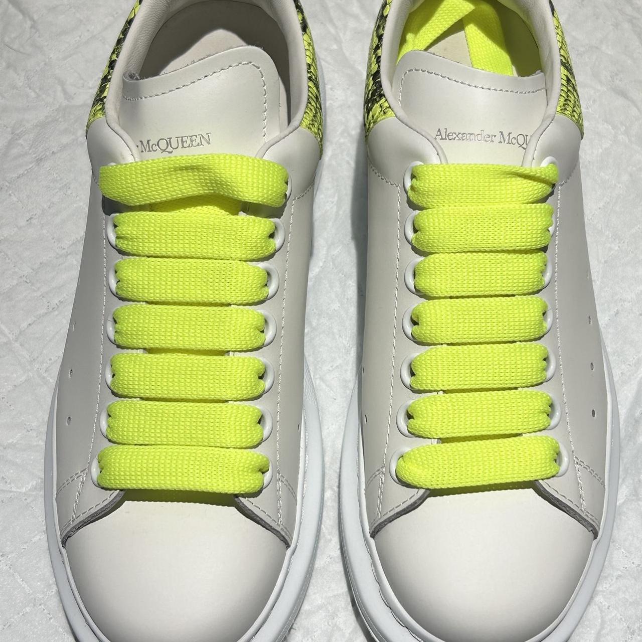 Alexander Mcqueen Oversized sneaker White fluo. Depop