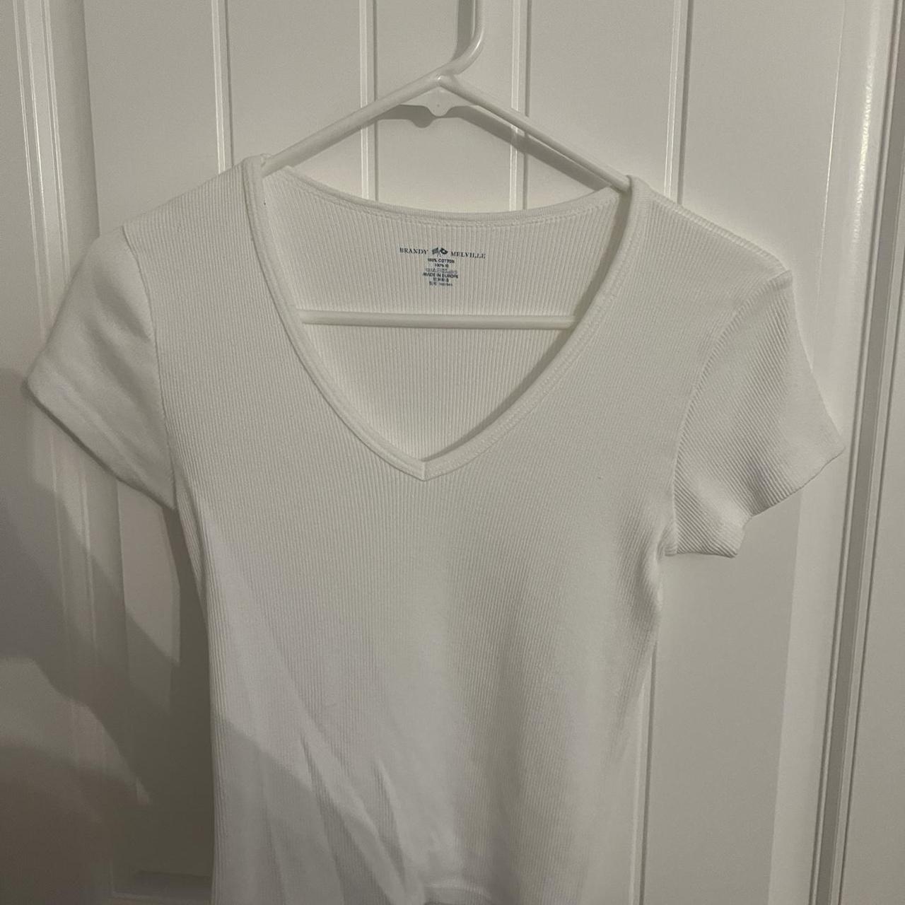 Brandy Melville V Neck Top! brand new, never... Depop