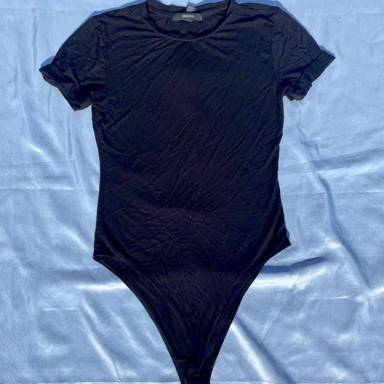 Forever 21 black bodysuit Shipping Depop