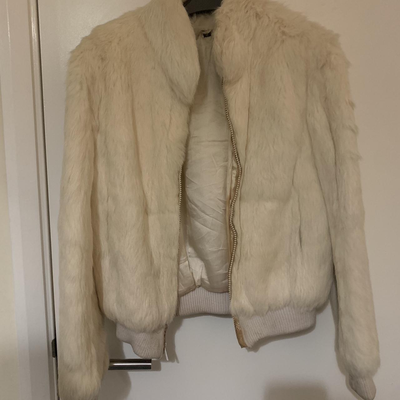 Rabbit fur coat (never newest worn)