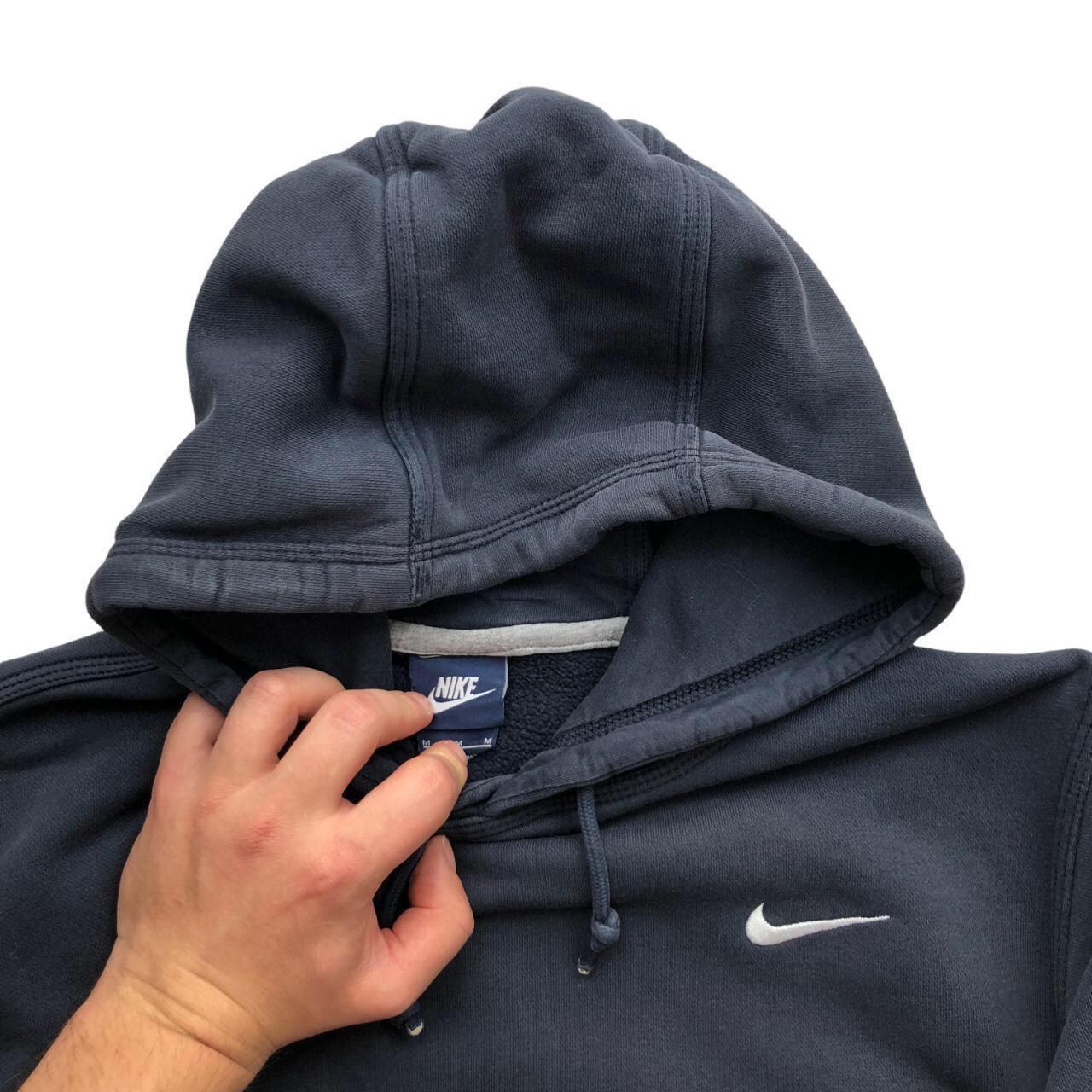 nike essential hoodie flaws medium 61 cm length x... Depop