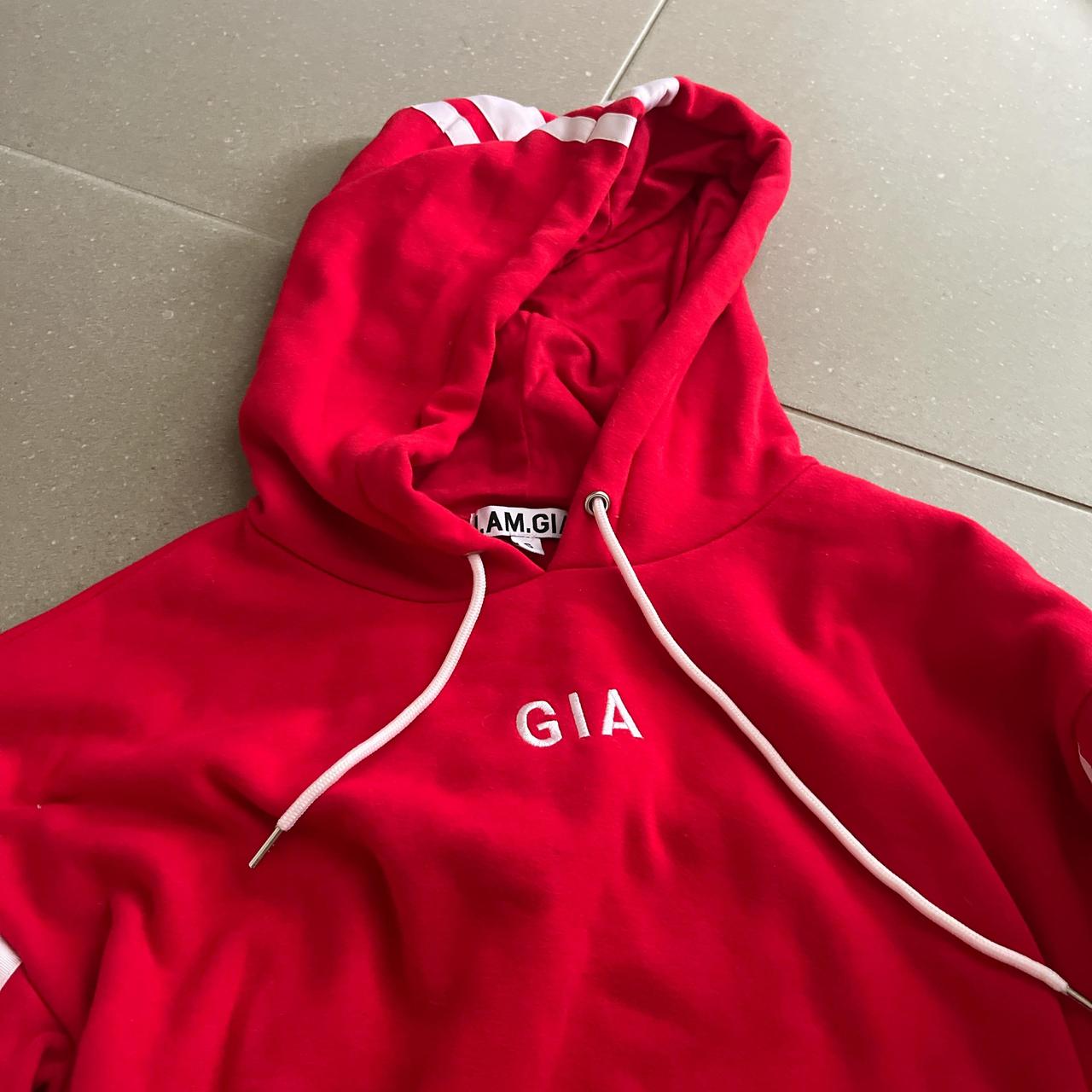 Gia red fashion hoodie