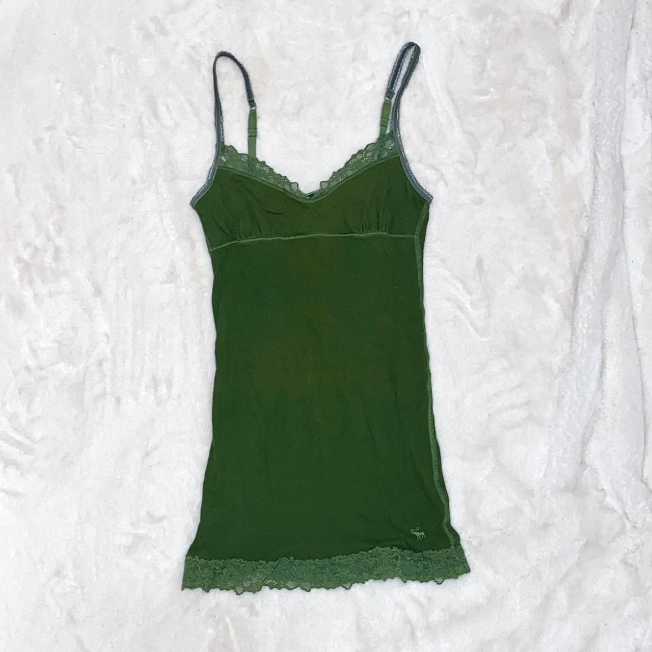 Rare Vintage Abercrombie And Fitch Lace Green Depop