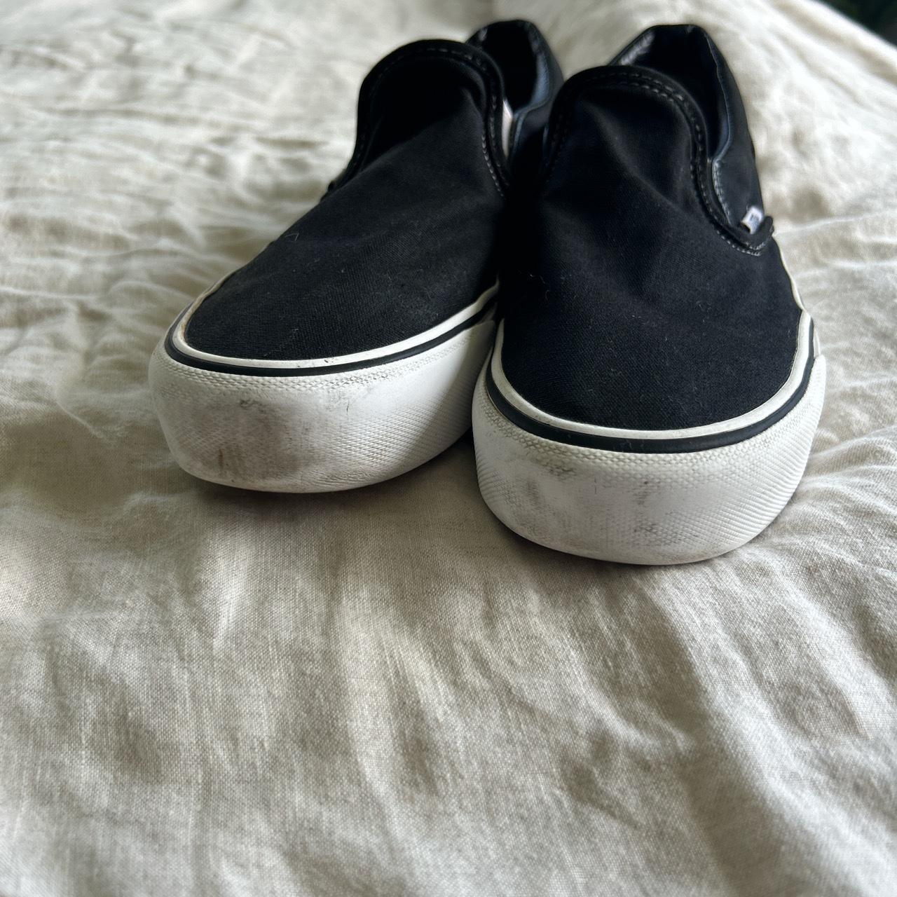 Platform slip on vans, have a few marks however... Depop