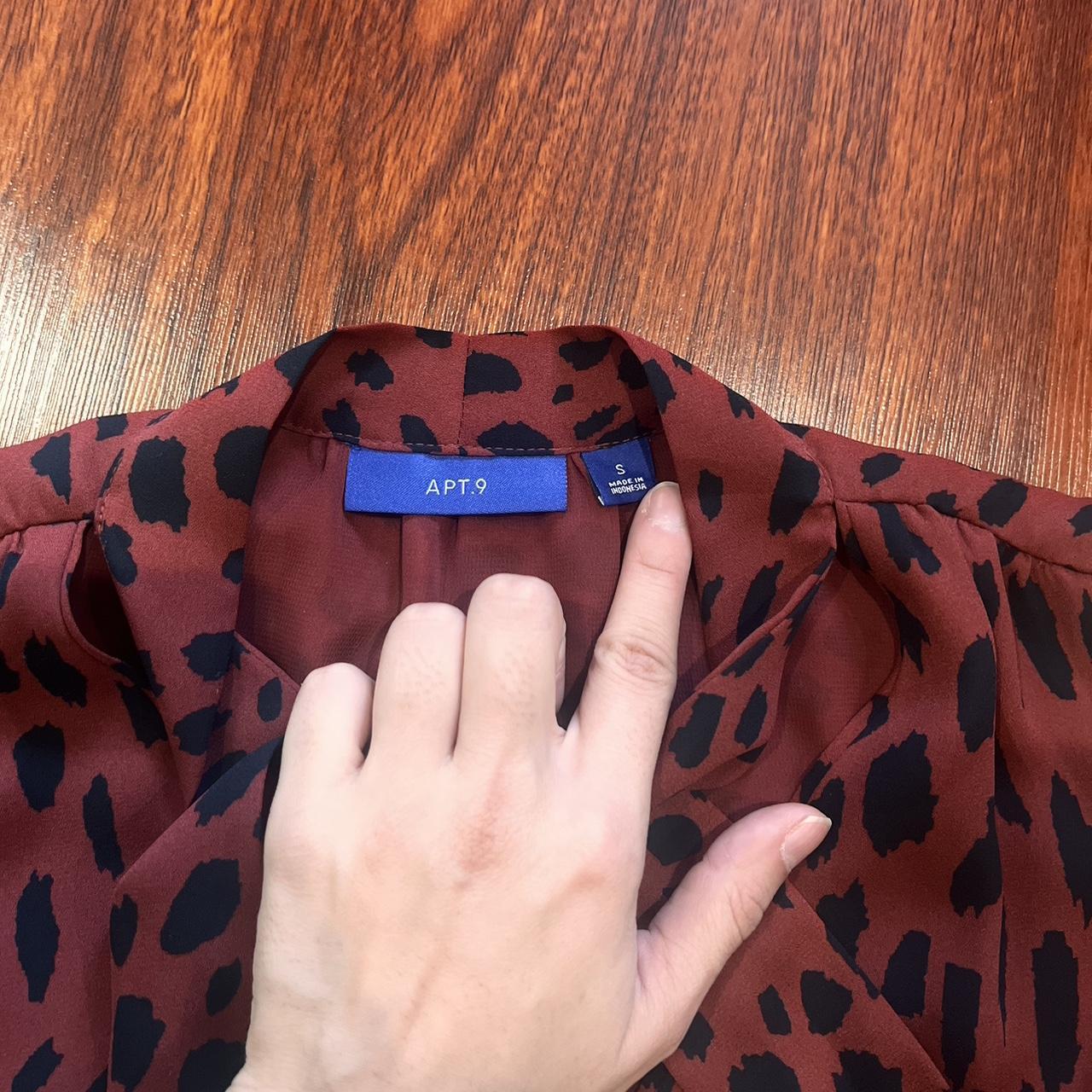 Apt. 9 Women's Blouse - Red/Multi - S – Rust and … - image 3