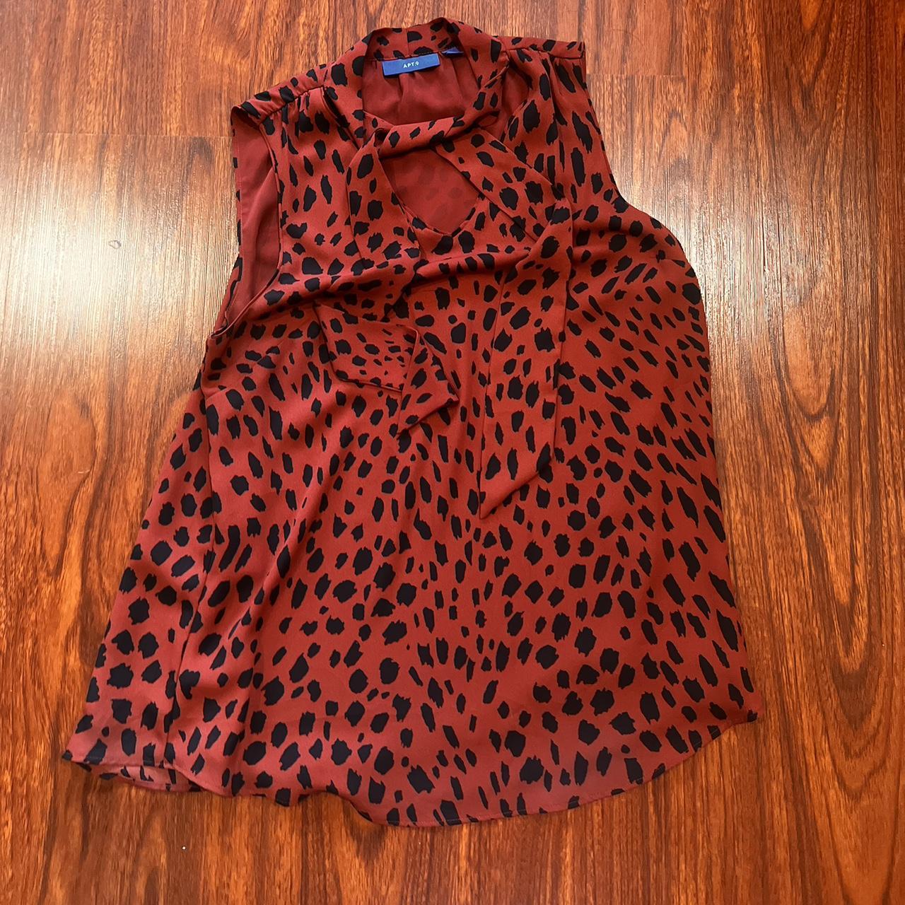 Apt. 9 Women's Blouse - Red/Multi - S – Rust and … - image 2