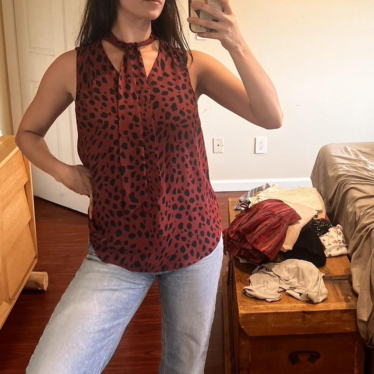 Apt. 9 Women's Blouse - Red/Multi - S – Rust and … - image 1