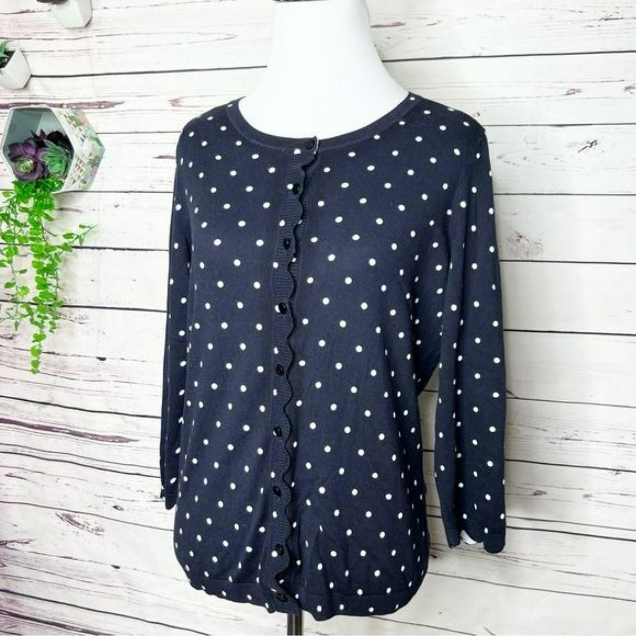 Talbots polka clearance dot sweater