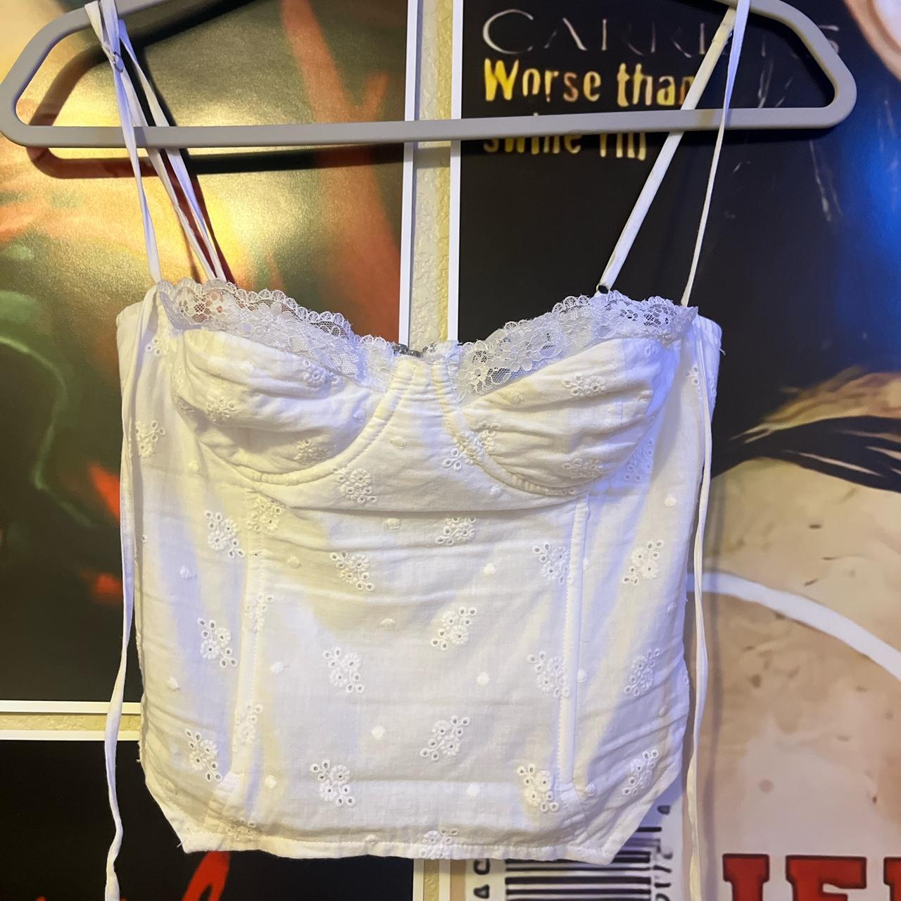 Princess Polly Women's White Corset Depop