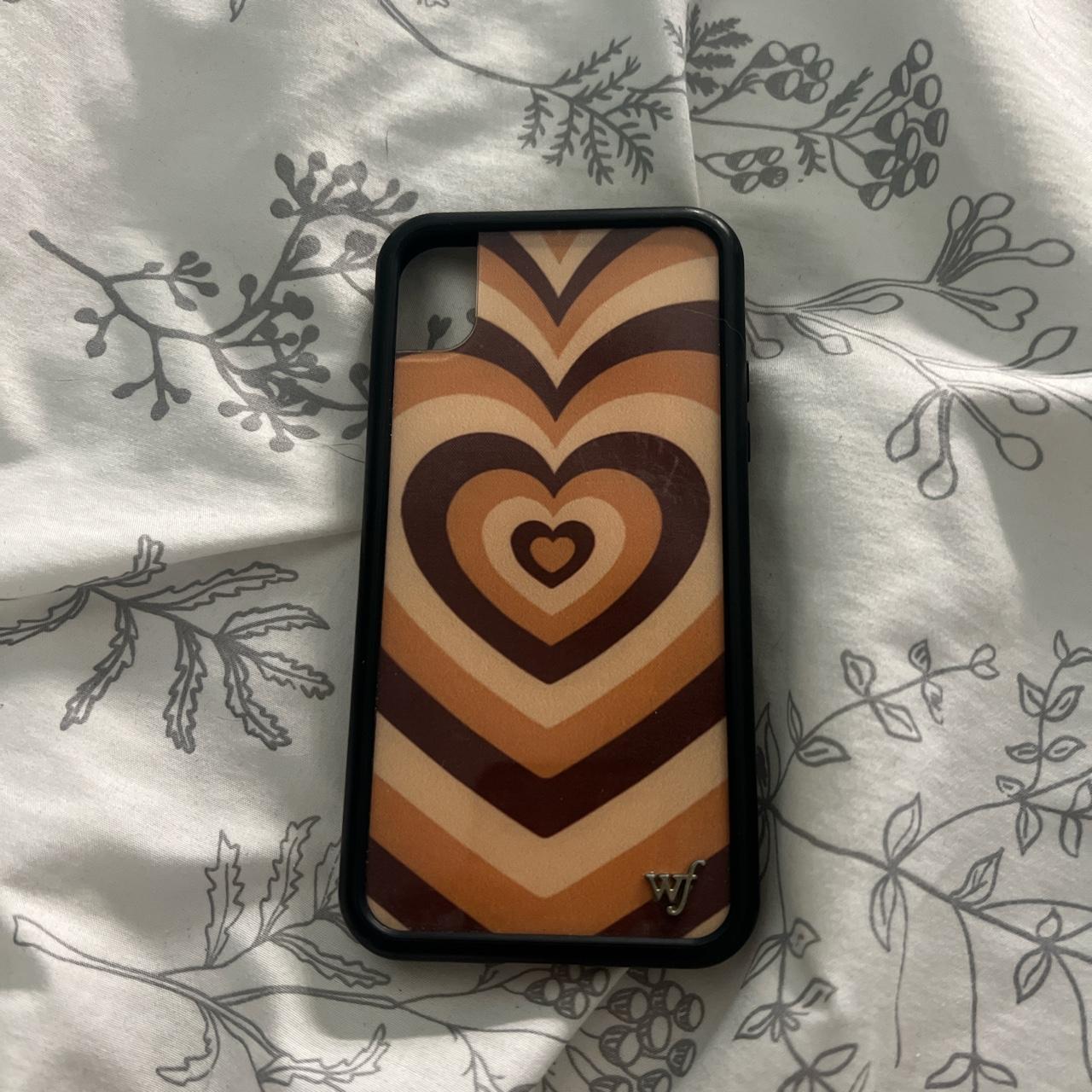 latte love wildflower case for iphone xr used in... Depop