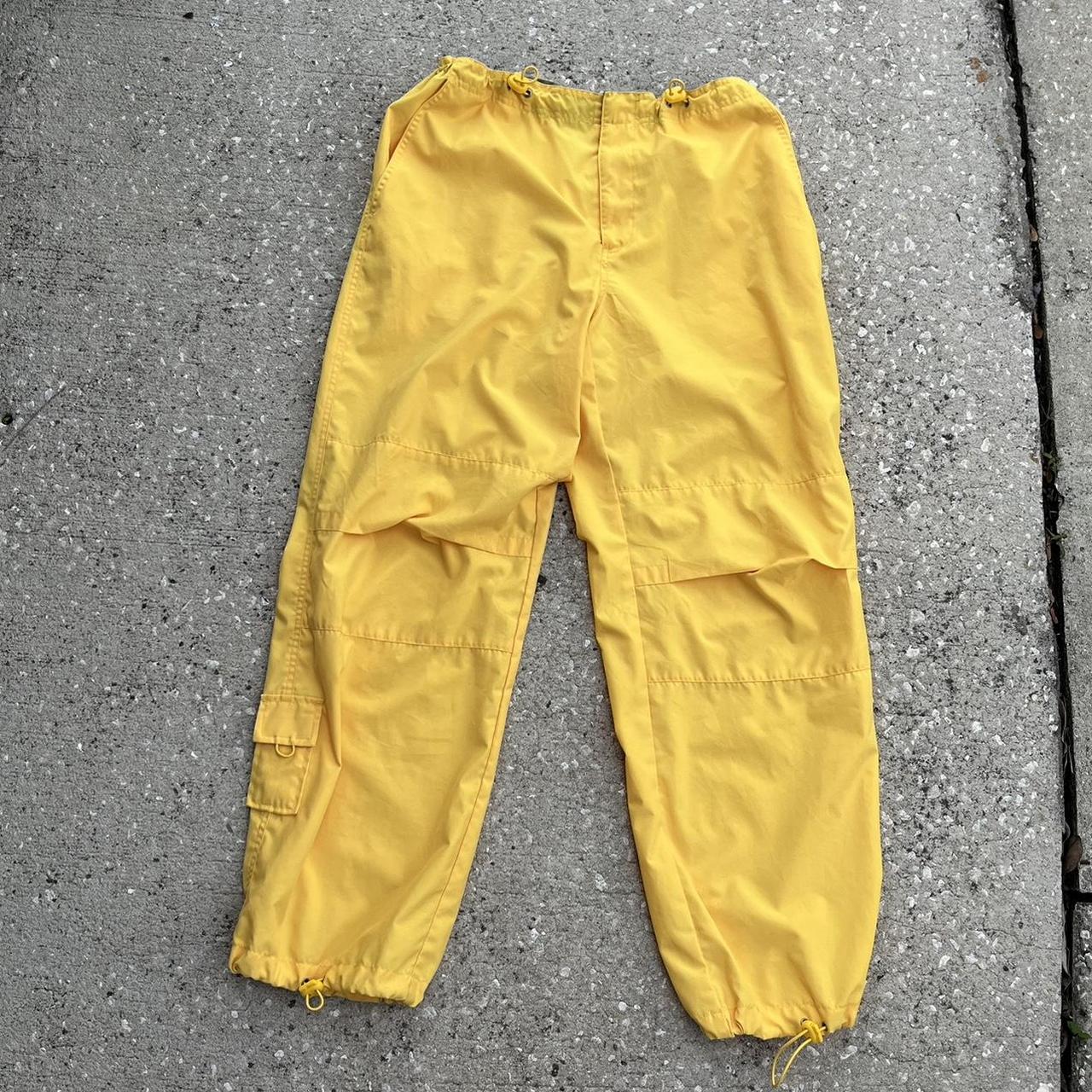 Old Navy Women's Yellow Trousers | Depop