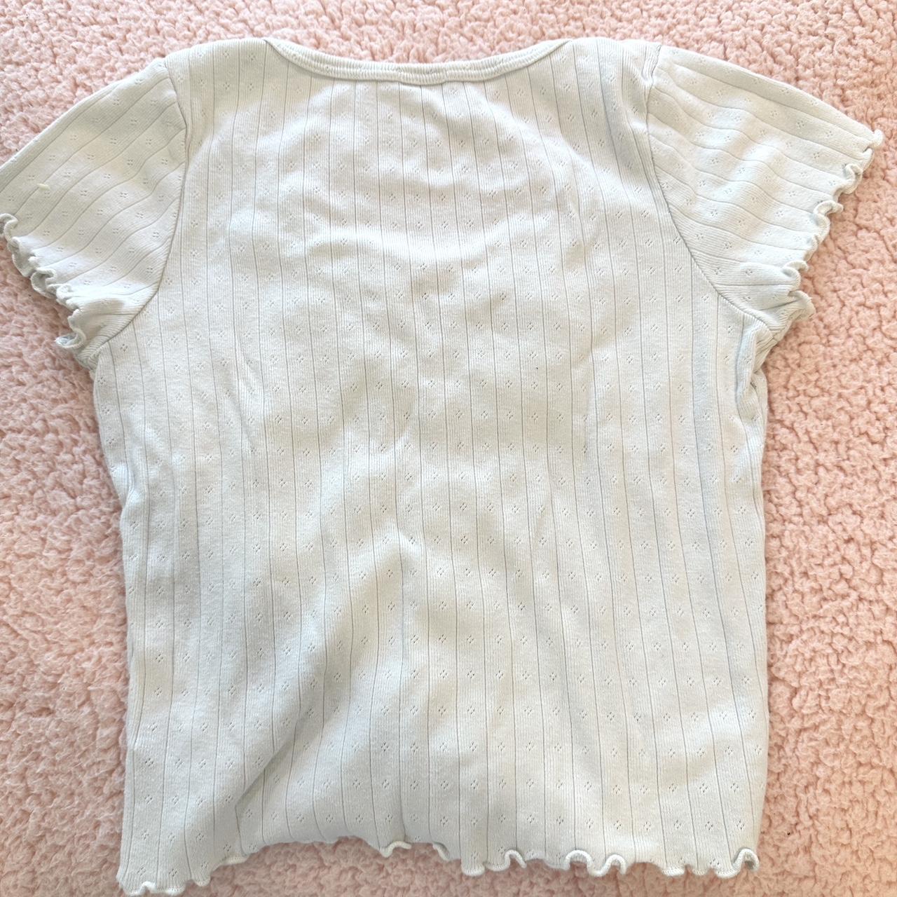 like new white brandy top - Depop