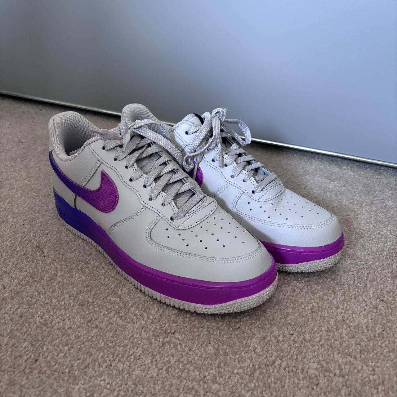 NIKE air force 1 low Gradient Vast Grey Hyper Grape. Depop