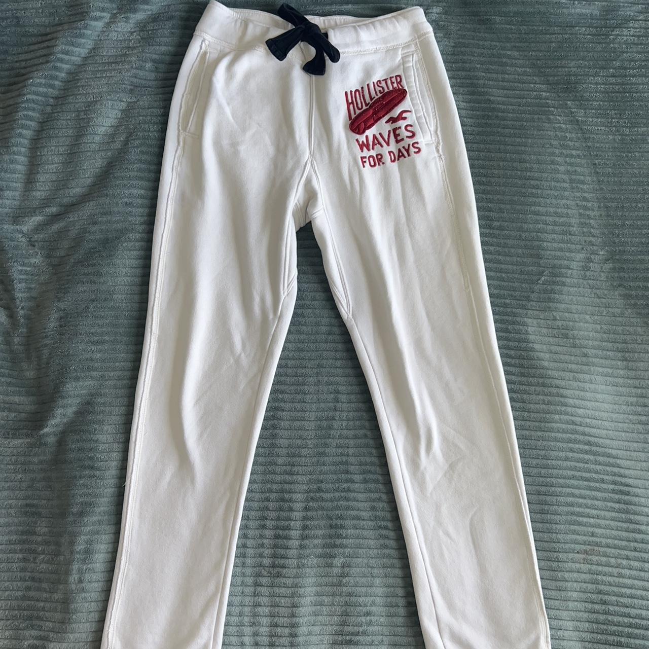 Hollister discount white sweatpants