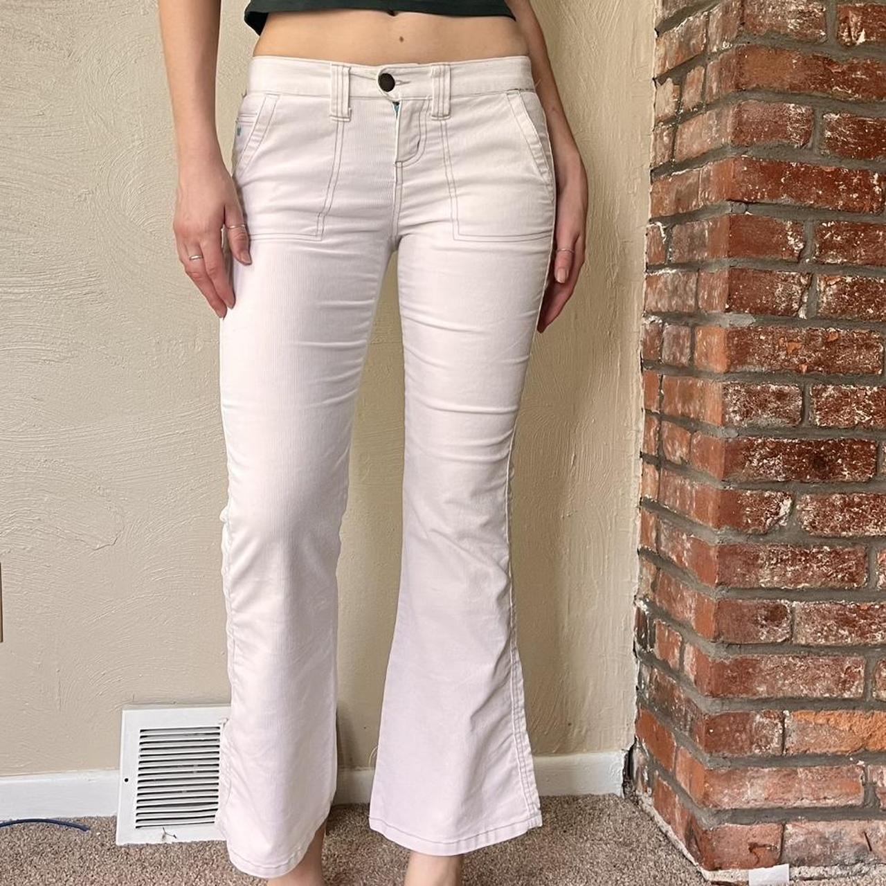 Aeropostale Women's Flare Pants White/Cream 25