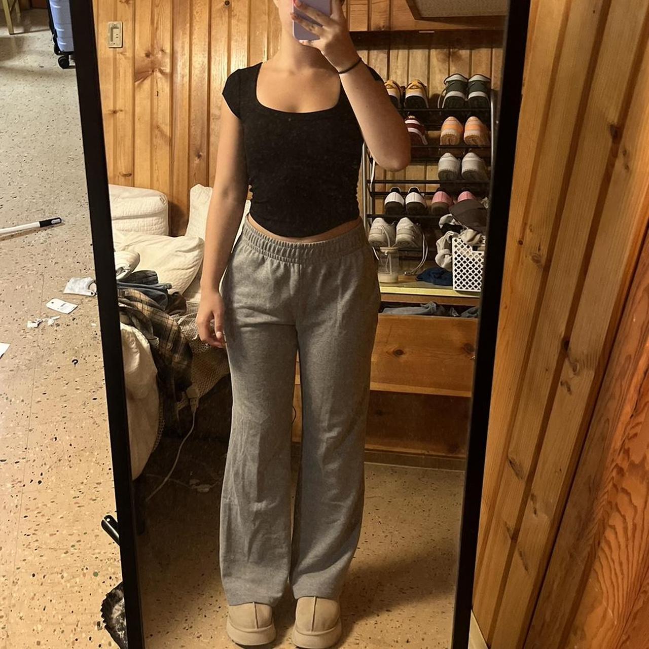 target wild fable dark grey wide leg Depop