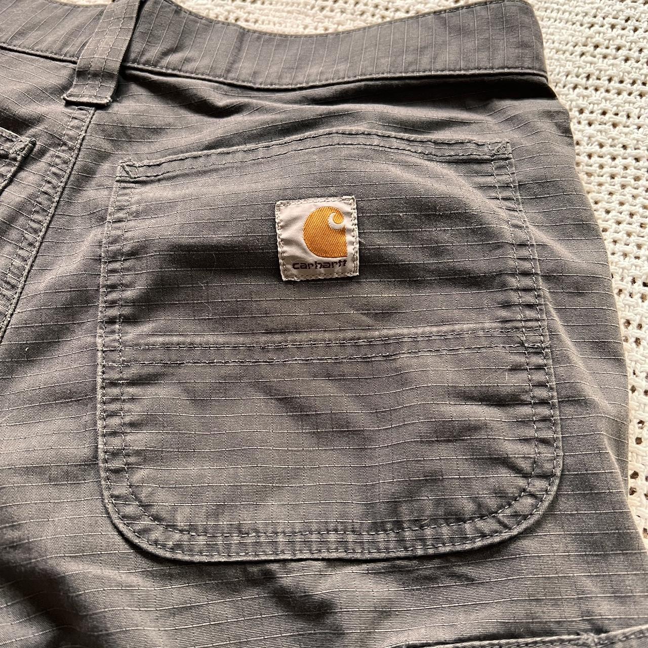 Carhartt Men's Silver Trousers | Depop