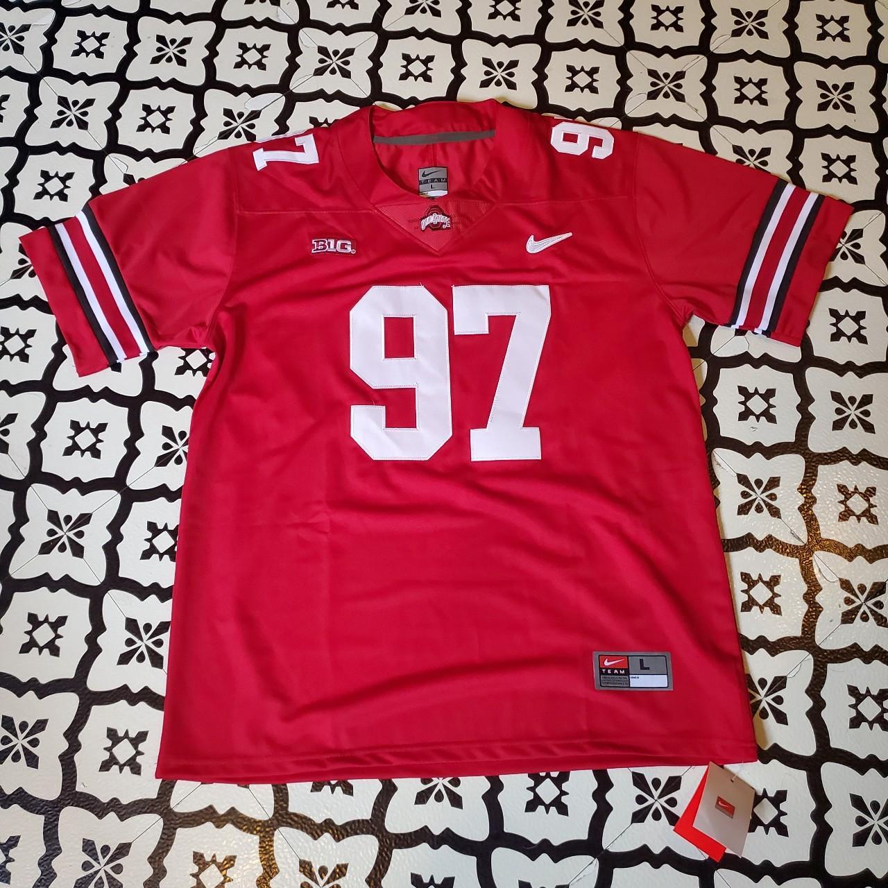 Shirts, Ohio State Nick Bosa Red Jersey