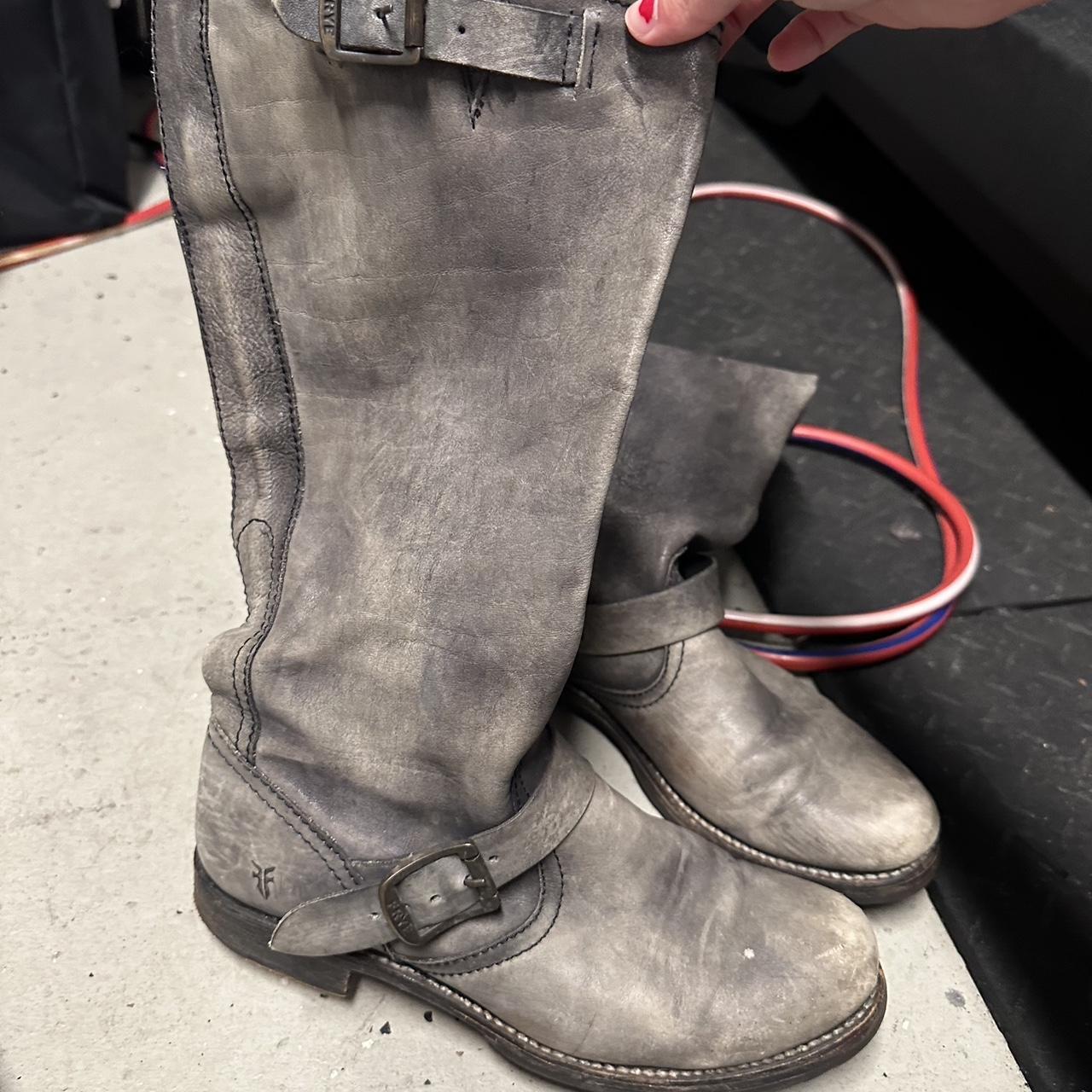 frye grey boots