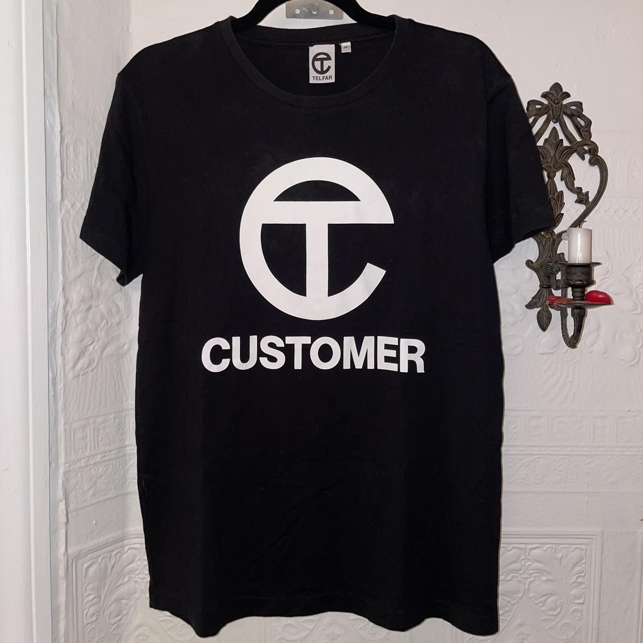 Telfar customer logo T Depop