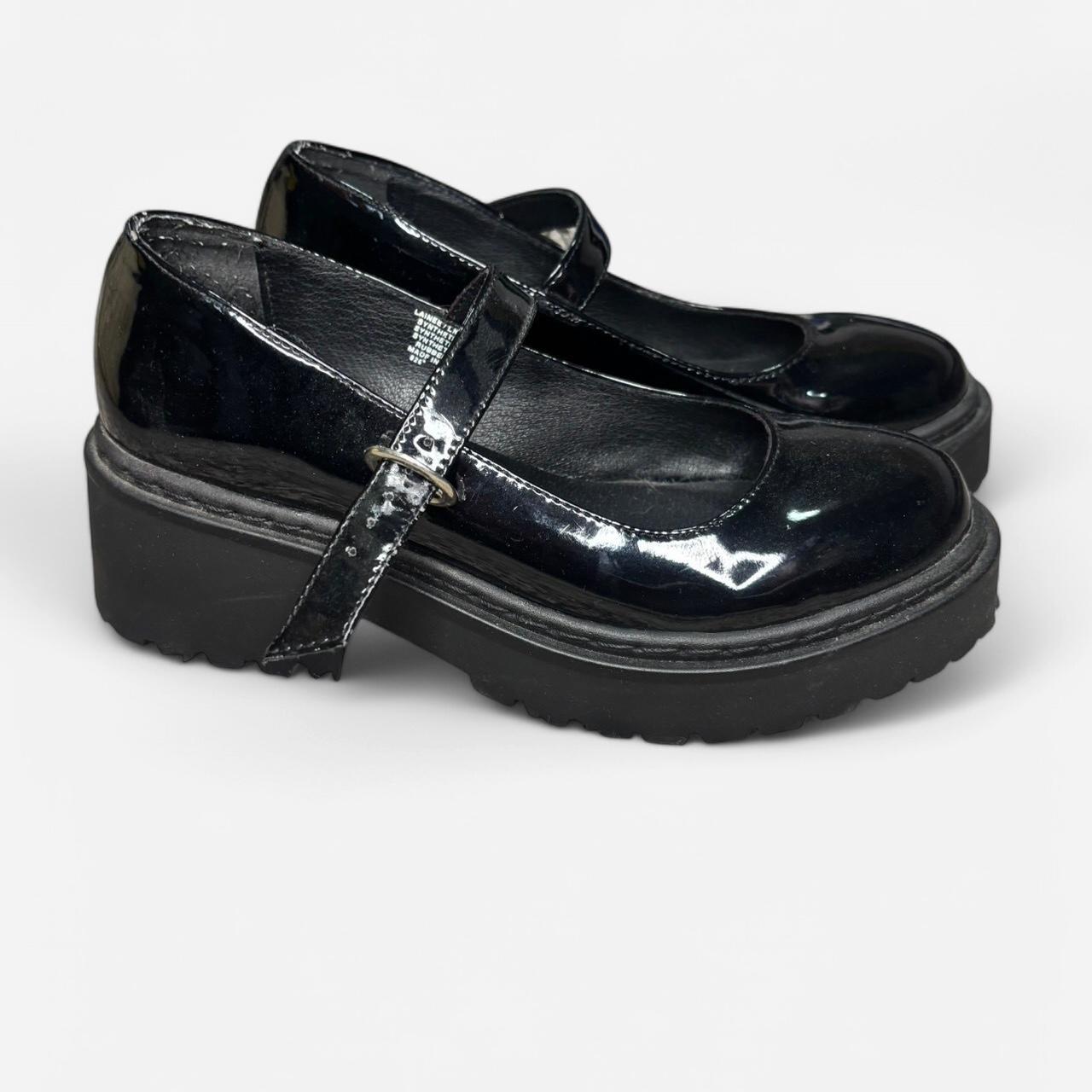 patent leather platform mary janes