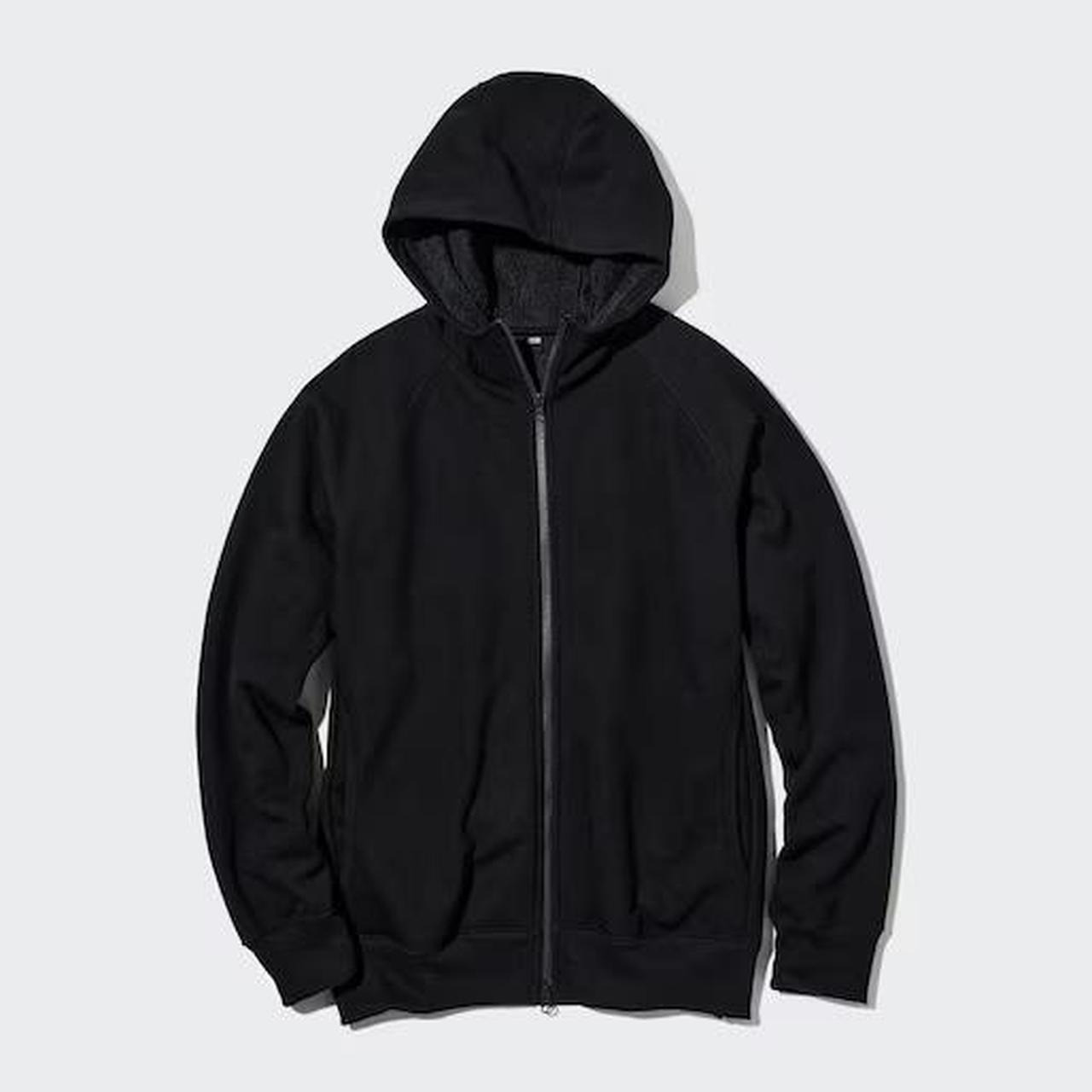 Pile lined sweat full zip hoodie on sale